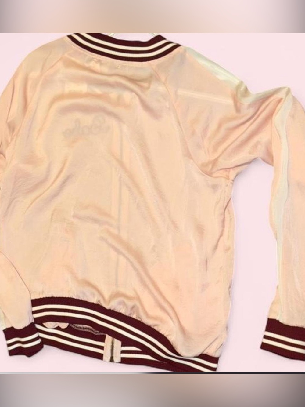 Pink varsity jacket - Picture 3 of 3